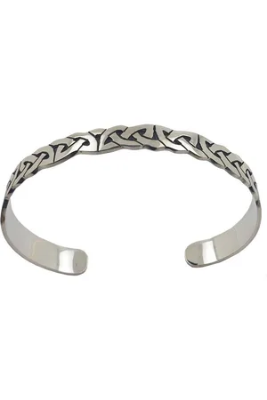 HOPLO Silberarmband Armreif massiv Silber keltischer Knoten breit 11mm Armband Armkette - Verkäufer: Holzenplotz