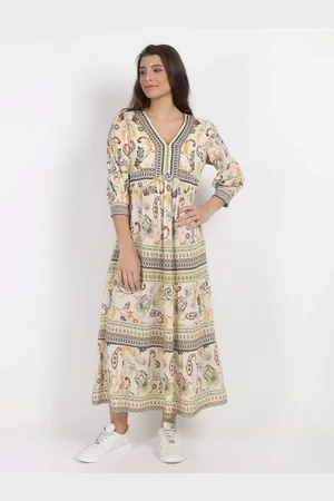 VICCI Germany A-Linien-Kleid (1-tlg) mit seitlichen Eingrifftaschen, Volant am Saum - Verkäufer: GUTEMARKEN
