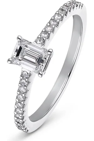 CHRIST Diamantring Damen-Damenring 750er Weißgold 1 Diamant - Verkäufer: Juweliere und Uhrmacher seit 1863 GmbH