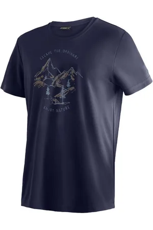 Maier Sports T-Shirt Dieter Print Herren Funktionsshirt, Freizeitshirt mit Aufdruck, Regular Fit