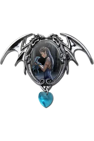 ANNE STOKES Kettenanhänger Anhänger Wasser Drache Cabochon Schmuck Fantasy Elfe - Verkäufer: Holzenplotz