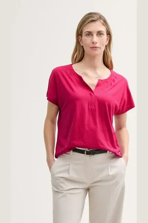 TOM TAILOR T-Shirt T-Shirt mit Falten-Details - Verkäufer: