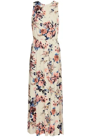Laura Scott Maxikleid mit hohem Rundhals vorn und tiefem hinten - NEUE KOLLEKTION