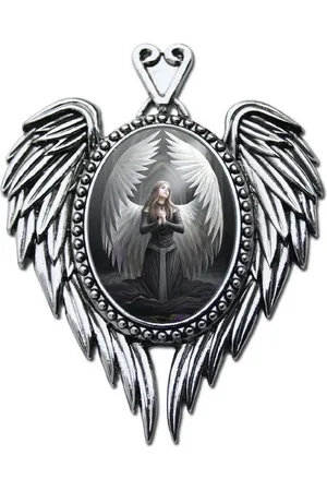 ANNE STOKES Engelanhänger Anhänger Engel Prayer for the Fallen Schmuck Fantasy Engel - Verkäufer: Holzenplotz