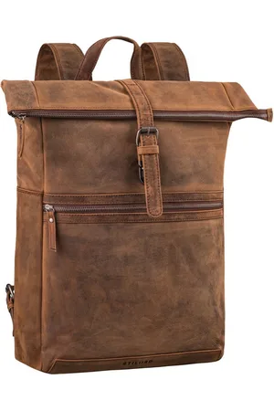 STILORD Notebook-Rucksack "Tacoma" Leder Rolltop Rucksack Damen Herren für 17 Zoll Laptop - Verkäufer: Leder