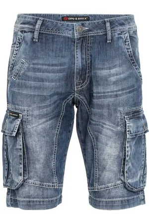 Cipo & Baxx Jeansbermudas Bermuda & Short aus reiner Baumwolle