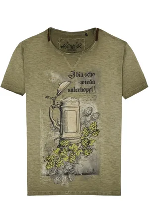 hangOwear T-Shirt Herren T-Shirt Fabio - oliv - Verkäufer: Trachtendreams