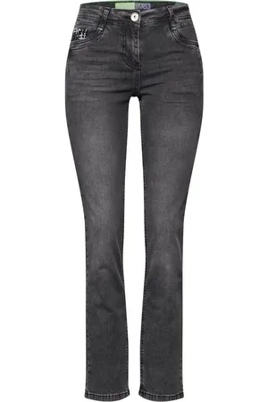 CECIL Bequeme Jeans / Da.Jeans / Style Scarlett Straight Grey B - Verkäufer: August Bickert