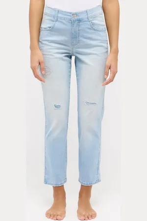 Angels Bequeme Jeans JEANS / Da.Jeans / CICI CROP SLIT SPARKLE - Verkäufer: August Bickert