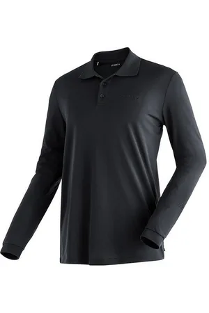 Maier Sports Poloshirt Herren Ulrich Poloshirt Langarm 15730 - Verkäufer: highway-shop