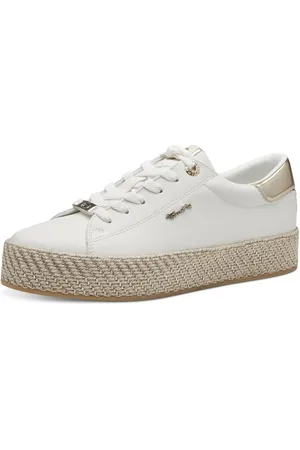 Tamaris Plateausneaker, Freizeitschuh, Halbschuh, Schnürschuh mit Textilkordel am Plateau