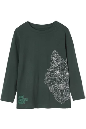 Vertbaudet Langarmshirt Jungen Shirt mit Recycling-Baumwolle - Verkäufer: