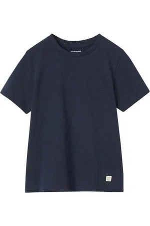 Vertbaudet Kurzarmshirt Jungen T-Shirt BASIC Zierlabel am Saum - Verkäufer: