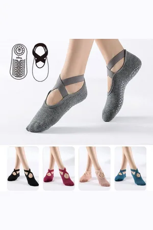Golden Sportsocken rutschfeste Socken Damen für Yoga Pilates Tanz Ballet mit Griffen - Verkäufer: Touch GmbH