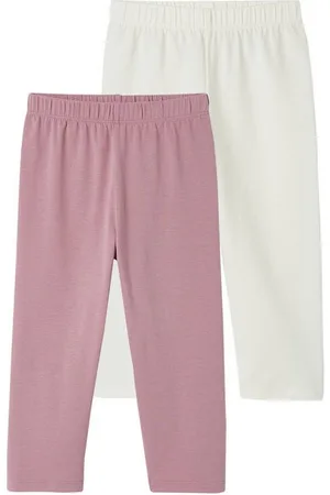 Vertbaudet Leggings 2er-Pack Mädchen 3/4-Leggings BASIC - Verkäufer: