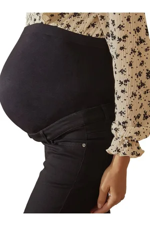 Vertbaudet 7/8-Caprijeans Umstands-Jeans mit Stretch-Einsatz, Slim-Fit - Verkäufer: