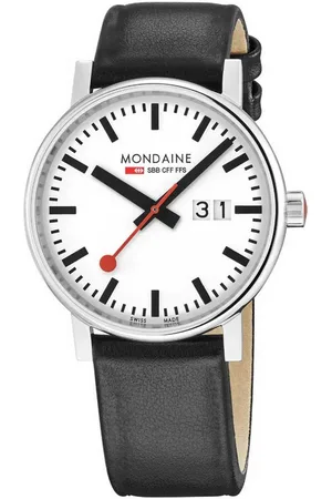 Mondaine Quarzuhr MSE.40210.LBV Herrenuhr evo2 SBB Big-Date 40mm 3ATM MSE.40210.LBV Herrenuhr evo2 SBB Big-Date 40mm 3ATM - Verkäufer: Timeshop24