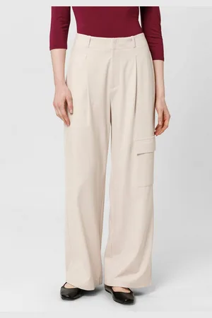 Les Lunes Cargohose ARIAA Pants Wide Leg fließendes Material im Marlene Hosen Stil - Verkäufer: GoJungo GmbH