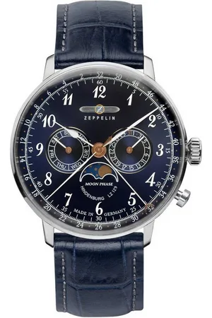 Zeppelin Quarzuhr 7036-3 Hindenburg LZ129 Herrenuhr m. Mondphase 40mm 3ATM 7036-3 Hindenburg LZ129 Herrenuhr m. Mondphase 40mm 3ATM - Verkäufer: Timeshop24