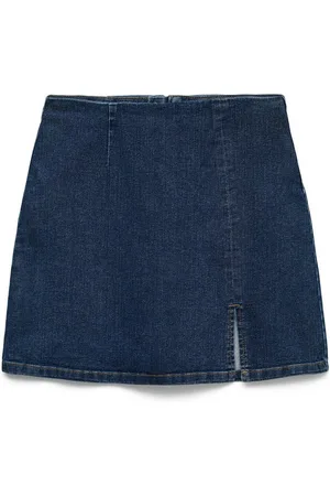 VERO MODA Sommerrock Klassisch, Reißverschluss hinten, Denim-Look, A-Linie VMNELLY HR SHORT SKIRT DNM MIX NOOS - Verkäufer: ARIZONAS