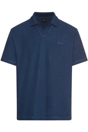 HUGO BOSS Poloshirt Pe_doubletowel aus Frottee-Qualität