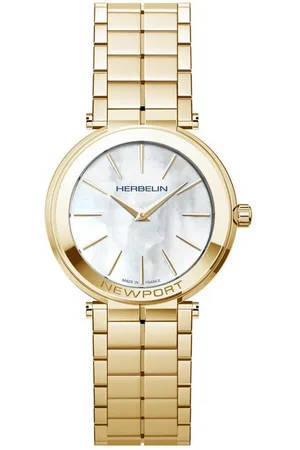 Michel Herbelin Quarzuhr Damenarmbanduhr Newport Slim Edelstahl 16922BP19, (1-tlg) - Verkäufer: Juwelier-Bacak