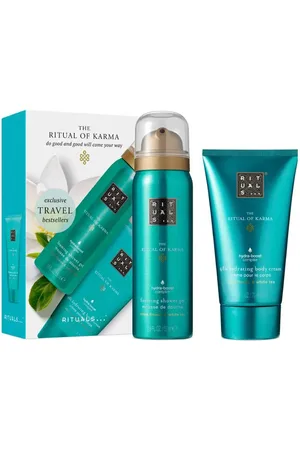 Rituals Pflege-Geschenkset The Ritual of Karma Mini Body Care Set – Duschschaum & Körpercreme, 2-tlg., Duschschaum & Körpercreme mit weißem Tee & Lotus-Duft - Verkäufer: eCommerce GmbH
