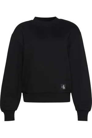 Calvin Klein Sweatshirt A- LS BADGE LOGO TERRY CREW NK Mit Rundhalsausschnitt