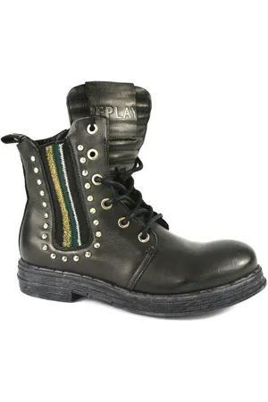 Replay Biker Boots aus Leder Stiefel - Verkäufer: Markenschuhwelt&More