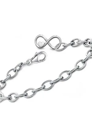 Goldene Hufeisen Bettelarmband Unendlichkeit Stabiles Damen Herren Armband Charm-Armband 925 Silber, Echtschmuck für Damen - Verkäufer: