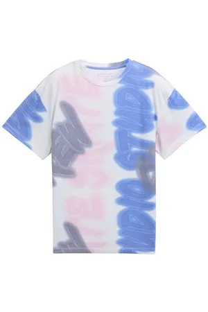 TOM TAILOR T-Shirt Oversize T-Shirt mit Allover-Print - Verkäufer: