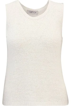 Cartoon Strickpullover / Da.Strick / Strickpullover Kurz ohne Arm - Verkäufer: August Bickert