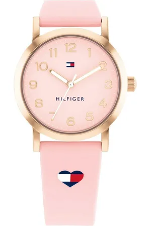 Tommy Hilfiger Quarzuhr GIRLS 1720038, Kinderuhr, Armbanduhr, Lernuhr, Mädchen, Schulanfang, Geschenkidee