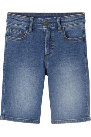 Vertbaudet Shorts Jungen Jeansshorts BASIC, Bundweite verstellbar - Verkäufer: