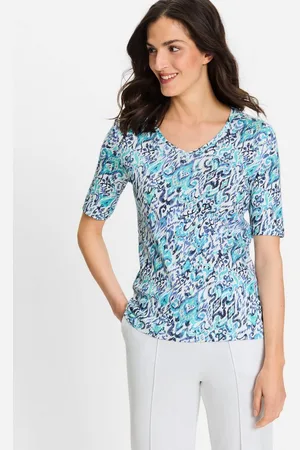 Olsen Print-Shirt (1-tlg) mit V-Ausschnitt - Verkäufer: GUTEMARKEN