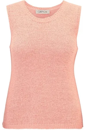 Cartoon Strickpullover / Da.Strick / Strickpullover Kurz ohne Arm - Verkäufer: August Bickert