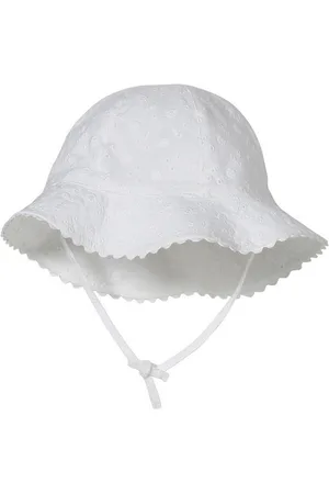 Vertbaudet Beanie Mädchen Baby Sonnenhut mit Lochstickereien Lochstickerei - Verkäufer: