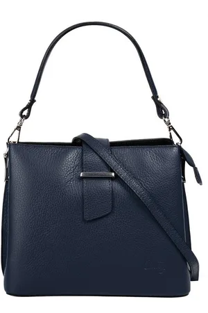 Cluty Henkeltasche, echt Leder, Made in Italy