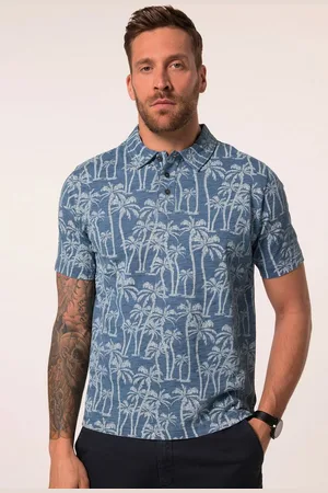 JP 1880 Poloshirt Poloshirt Halbarm Alloverprint Vintage Look - Verkäufer: Popken Fashion Group