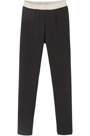 Vertbaudet Leggings Mädchen Leggings, Bund in Metallic-Optik BASIC Glitzer-Optik - Verkäufer: