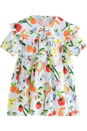 Next Sommerkleid Kurzarmkleid mit Kragen aus 100 % Baumwolle (1-tlg) - Verkäufer: Germany GmbH