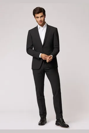 Roy Robson Hosenanzug Anzug, Hochwertige Schurwolle, Slim Fit