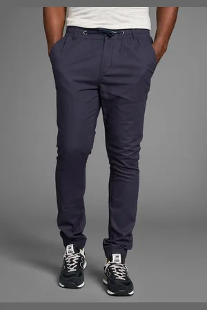 DELMAO Leinenhose Leinenhose mit Kordelzug