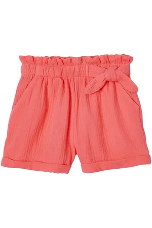 Vertbaudet Shorts Mädchen Paperbag-Shorts, Musselin Bundeweite verstellbar - Verkäufer: