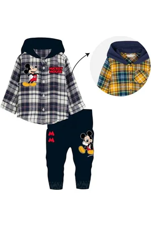 Disney Shirt & Hose Mickey Mouse Jungen Bekleidungs-Set mit Langarm-Shirt & Hose, 62–92 (Set, 2-tlg) - Verkäufer: kaufhaus-chemnitz