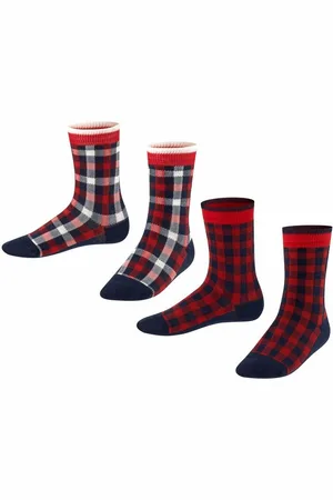 ESPRIT Socken Check 2-Pack (2-Paar) mit Karo Muster - Verkäufer: FALKE