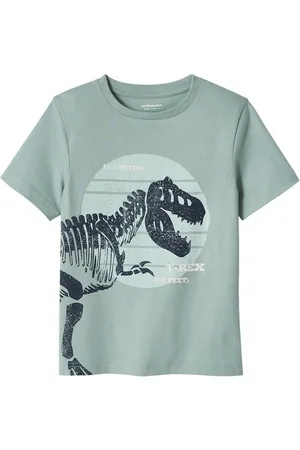 Vertbaudet Kurzarmshirt Jungen T-Shirt, Dinosaurier - Verkäufer: