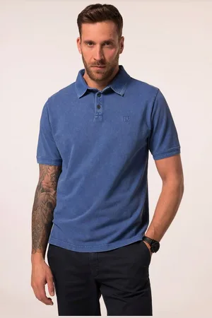 JP 1880 Poloshirt Poloshirt Halbarm Piqué Kragenprint - Verkäufer: Popken Fashion Group