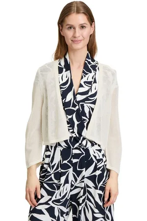Betty Barclay Strickjacke Sommer-Strickjacke mit 3/4 Arm (1-tlg) Strick
