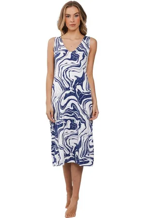 Pastunette Nachthemd Damen Schlafshirt ohne Arm (1-tlg) Modisches Design - Verkäufer: HELLER-SHOES